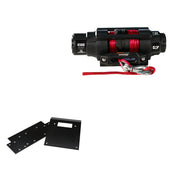 Viper 4500lbs V3 Winch Red Rope With Mount For Honda Foreman Rubicon 500 2002-2004