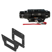 Viper 4500lbs V3 Winch Black Rope With Mount For Kawasaki Teryx KRX 1000 2020-2021