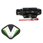 Viper 4500lbs V3 Winch Black Rope With Mount For Polaris Ranger 500 2009-2010