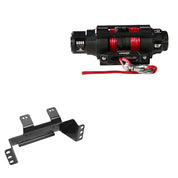 Viper 6000lbs V3 Winch Red Rope With Mount For Polaris Ranger Crew 570 Midsize 2014-2021