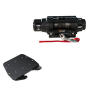 Viper 4500lbs V3 Winch Black Rope With Mount For Yamaha Grizzly 660 2002-2008