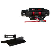 Viper 4500lbs V3 Winch Red Rope With Mount For Polaris Ranger 570 2015-2016