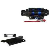 Viper 6000lbs V3 Winch Blue Rope With Mount For Polaris Ranger Crew 1000 2017-2021