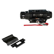 Viper 4500lbs V3 Winch Black Rope With Mount For Honda Foreman 400 1997-2002