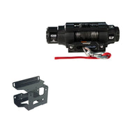 Viper 4500lbs V3 Winch Black Rope With Mount For Polaris Hawkeye 300 2006-2007