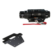 Viper 4500lbs V3 Winch Black Rope With Mount For Honda Rancher 420 2007-2013