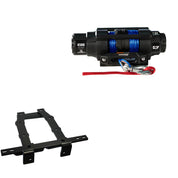 Viper 4500lbs V3 Winch Blue Rope With Mount For Honda Foreman 500 2012-2013