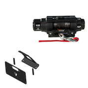 Viper 4500lbs V3 Winch Black Rope With Mount For Yamaha YXZ1000R 2016-2021
