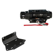 Viper 4500lbs V3 Winch Black Rope With Mount For Yamaha Grizzly 700 2007-2015