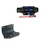 Viper 6000lbs V3 Winch Blue Rope With Mount For Yamaha Grizzly 700 2016-2020