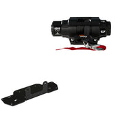 Viper 6000lbs V3 Winch Black Rope With Mount For Kawasaki Prairie 360 2002-2013