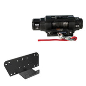 Viper 4500lbs V3 Winch Black Rope With Mount For Kawasaki Mule 600 610 2005-2016