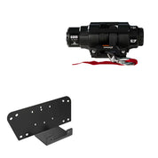Viper 6000lbs V3 Winch Black Rope With Mount For Kawasaki Mule 600 610 2005-2016
