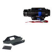 Viper 4500lbs V3 Winch Blue Rope With Mount For Kawasaki Brute Force 650 EPS 2006-2013