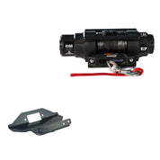 Viper 4500lbs V3 Winch Black Rope With Mount For Kawasaki Brute Force 750 2005-2020