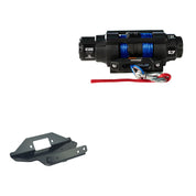 Viper 4500lbs V3 Winch Blue Rope With Mount For Kawasaki Brute Force 750 2005-2020