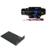 Viper 4500lbs V3 Winch Blue Rope With Mount For Kawasaki Mule 4010 2009-2020