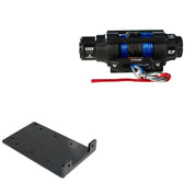 Viper 6000lbs V3 Winch Blue Rope With Mount For Kawasaki Mule 4000 2009-2020