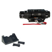 Viper 4500lbs V3 Winch Black Rope With Mount For Kawasaki Mule PROFXT FX 2015-2020