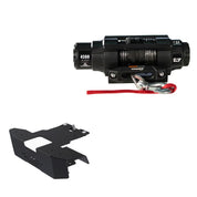 Viper 4500lbs V3 Winch Black Rope With Mount For Polaris RZR Turbo S 4 2019-2021