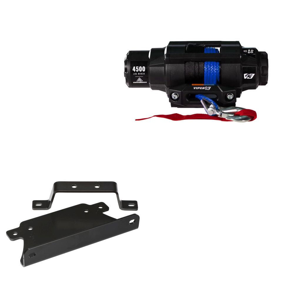 Viper 4500lbs V3 Winch Blue Rope With Mount For Can-Am Outlander 800 2006-2012