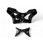 Elektric Offroad Black Radius Rod Plate With Tow Hook For Can-Am Maverick X3 2017-2021