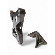 Elektric Offroad Gun Metal Gray Radius Rod Plate With Tow Hook For Can-Am Maverick X3 2017-2021