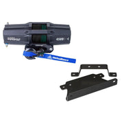 Viper V2 ATV Winch Kit 3500 lb Standard Spool With 40 Feet Blue Synthetic Rope With Mount For Can-Am Outlander Models 2002-2012