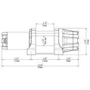 Winch Kit 3500 lb For Polaris Sportsman 570 6x6 (Big Boss) 2017-2020 (Synthetic Rope Plug-N-Play)
