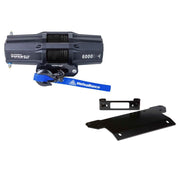 Viper V2 UTV Winch Kit 3500 lb Standard Spool With 40 Feet Black Synthetic Rope With Mount For Polaris Ranger Models 2015-2016