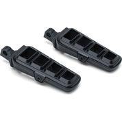 Kuryakyn Dillinger Footpegs With Male Mount Adaptor Satin Black