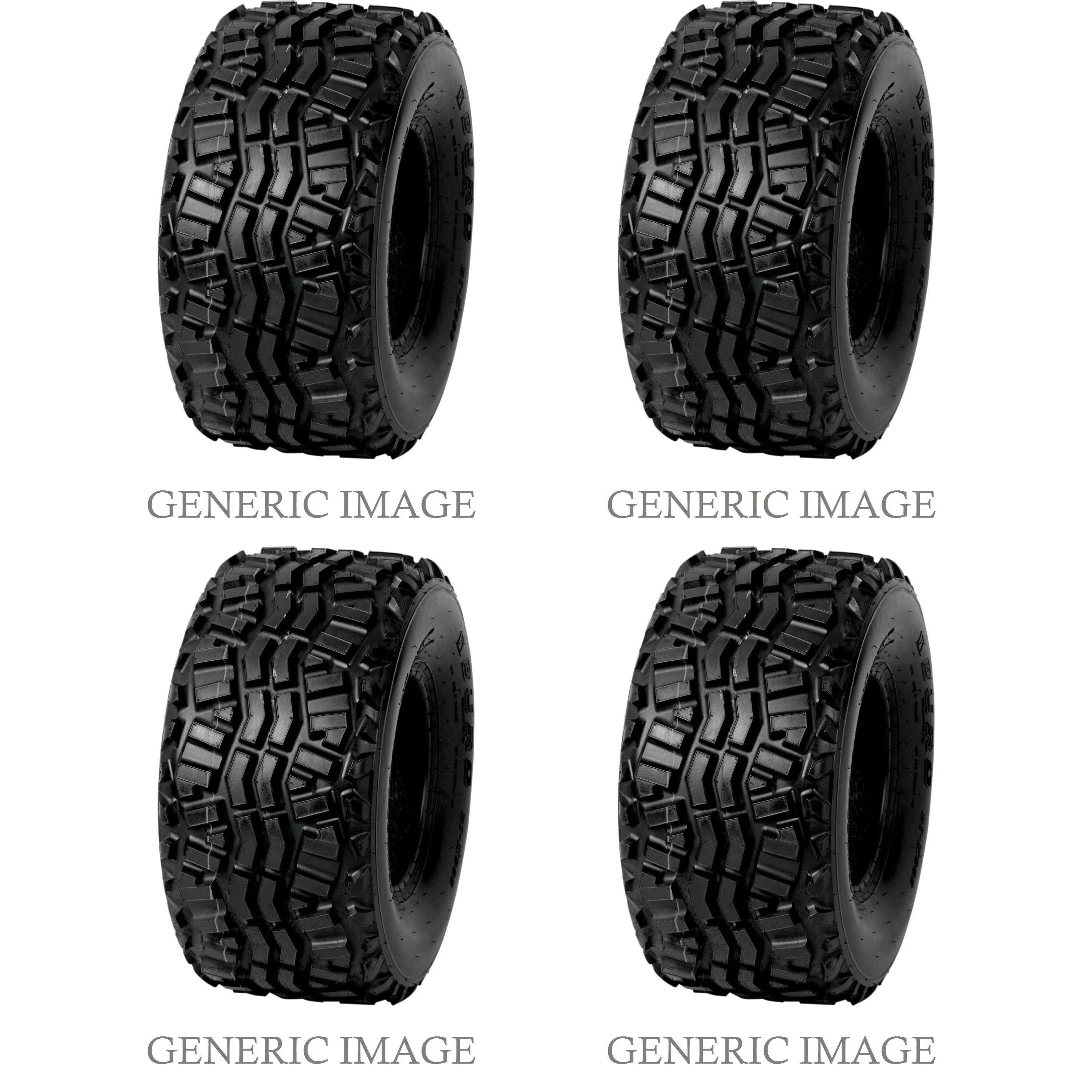 Set of 4 ATV DURO Tires (DI-K968 24x9-10 Front, 24x11-10 Rear)