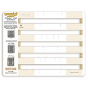 Woodys 2.86" Pitch Single Ply Stud Template - 286S-TEMP-2