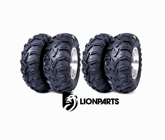 ITP Mud Lite 25x8-12 25x10-12 Atv Tires Set of 4 Mudlite 25x8x12 25x10x12 6 Ply