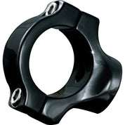 Kuryakyn Mounts for Vertical Side Mount License Plate Holders Gloss Black