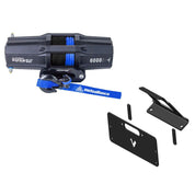 Viper V2 UTV Winch Kit 6000 lb Standard Spool With 40 Feet Blue Synthetic Rope With Mount For Yamaha YXZ1000R 2016-2021