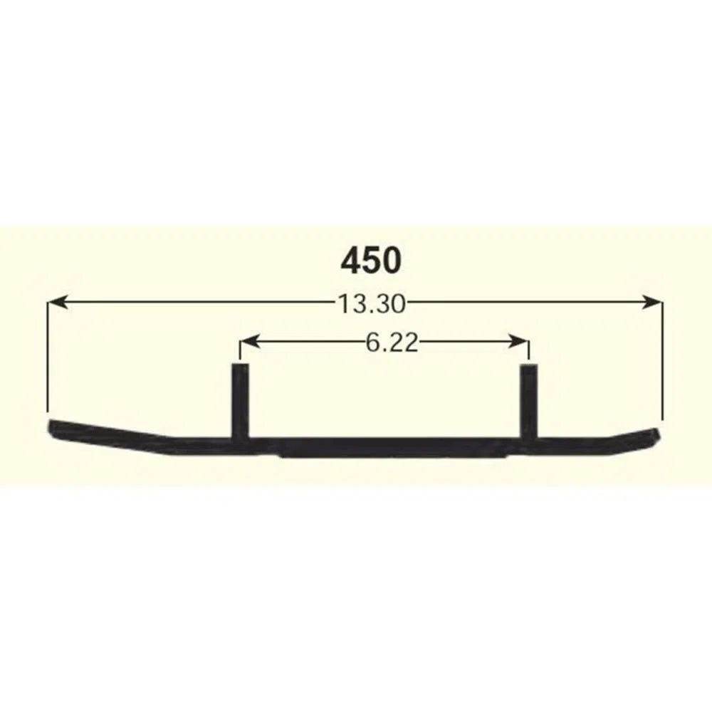 SPI WB-000-450 Spi Defender Hardweld Runners, Skidoo