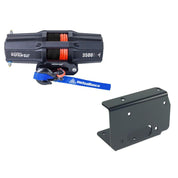 Viper V2 ATV Winch Kit 4500 lb Standard Spool With 40 Feet Black Synthetic Rope With Mount For Kawasaki Prairie 650/700 2001-2003