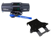 Viper V2 ATV Winch Kit 3500 lb Standard Spool With 40 Feet Green Synthetic Rope With Mount For Honda Rincon 650/680 2003-2005