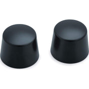 Kuryakyn Axle Caps for V-Twin Smooth Black