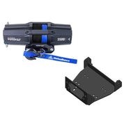 Viper V2 UTV Winch Kit 3500 lb Standard Spool With 40 Feet Black Synthetic Rope With Mount For Yamaha Wolverine R-Spec/Viking 700 2014-2019