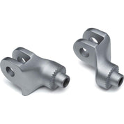 Kuryakyn Splined Adaptor Mounts for Cruisers Silver 8904
