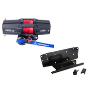 Viper V2 UTV Winch Kit 4500 lb Standard Spool With 40 Feet Black Synthetic Rope With Mount For Honda Pioneer 500 2015-2021