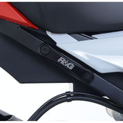 R&G Racing Black Rear Foot Rest Delete Blanking Plates Single For 2010-2014 BMW HP4