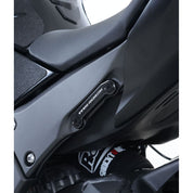 R&G Racing Black Rear Foot Rest Delete Blanking Plates For 2015-2019 Kawasaki Ninja ZX10R ZX1000