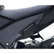 R&G Racing Black Rear Foot Rest Delete Blanking Plates For 2015-2019 Kawasaki Ninja ZX10R ZX1000