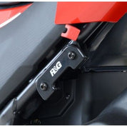 R&G Racing Black Footrest Delete Blanking Plates For 2013-2020 Honda CB400X