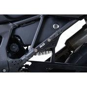R&G Racing Black Footrest Delete Blanking Plate Kit For 2016-2017 Honda CRF1000L Africa Twin