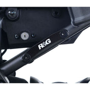 R&G Racing Black Footrest Delete Blanking Plates For 2016-2024 Yamaha XSR700