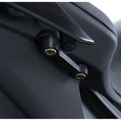 R&G Racing Black Rear Foot Rest Delete Blanking Plates For 2017-2020 Yamaha YZF R6